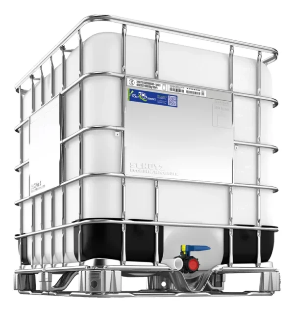 Contenedor IBC 1000 litros grado alimenticio